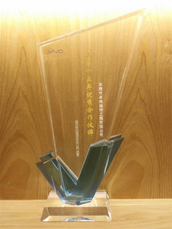 维沃移动通讯有限公司优异相助同伴奖